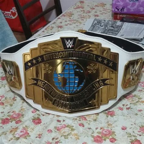 WWE Intercontinental Championship White Replica Belt Signed By Daniel ...