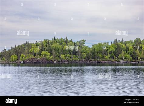 Lake Superior Islands Scenic Landscape Stock Photo - Alamy