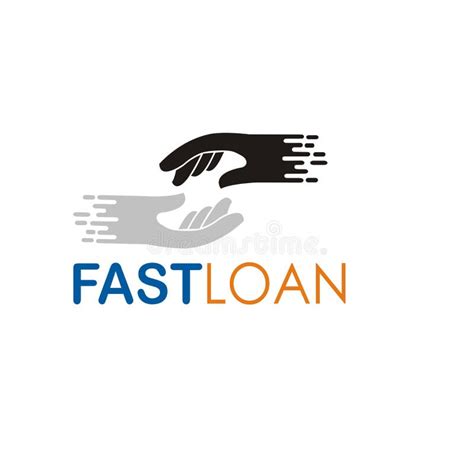 Fast loan logo design stock illustration. Illustration of background - 143277242