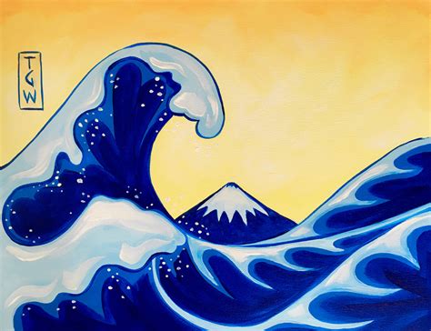 Learn to paint The Great Wave – Paintvine®