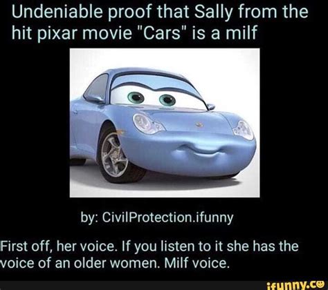 Undeniable proof that Sally from the hit pixar movie "Cars" is a milf ...