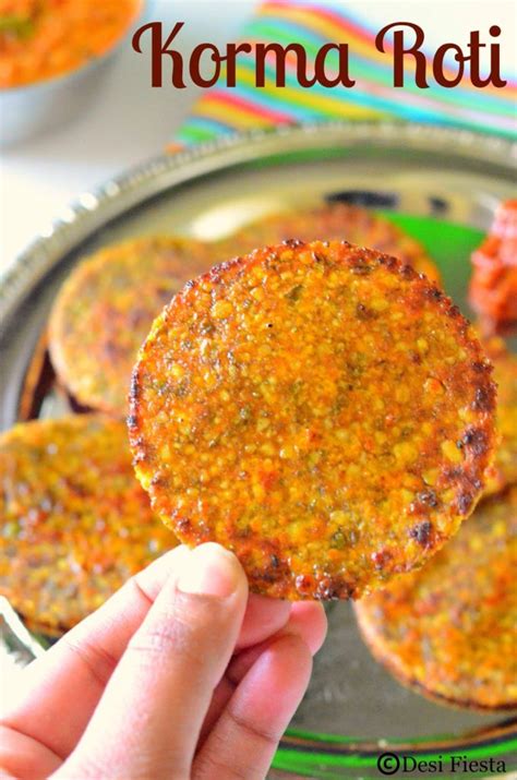 Rajasthani Korma Roti Recipe | Korma Pudi Recipe ( Crispy Green Moong Dal Roti ) - Travel ...