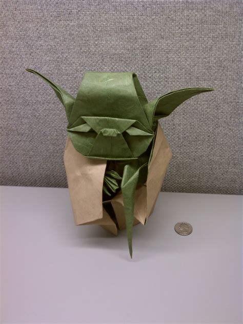 giant Yoda | 23 inch square of mulberry tissue laminated wit… | Flickr