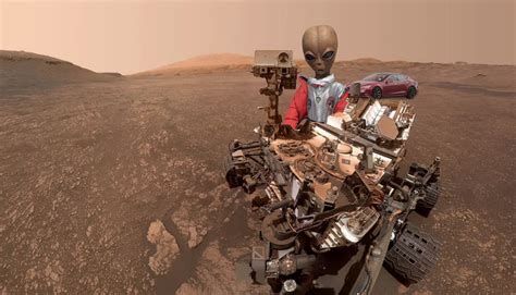 PsBattle: Curiosity Rover taking a selfie on Mars : r/photoshopbattles