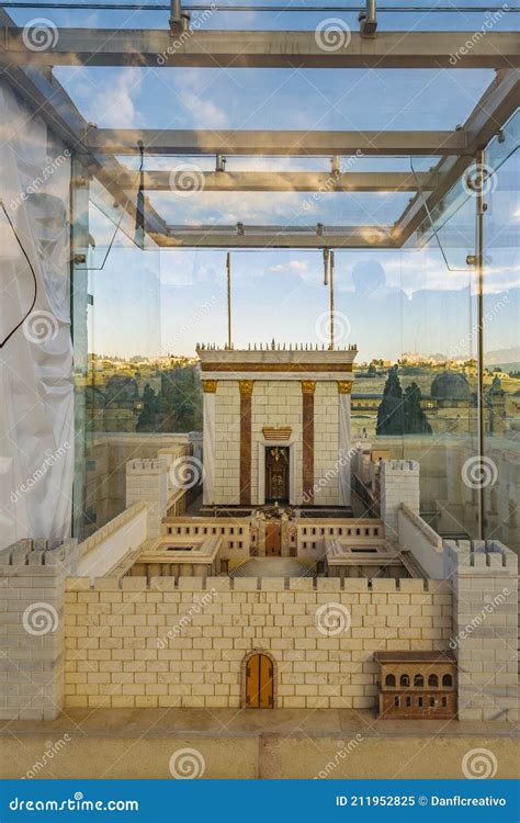 Solomon Temple Model, Jerusalem Stock Image - Image of western ...