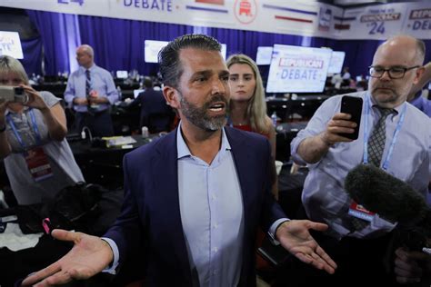 Donald Trump Jr 'announces 2024 election bid' after declaring his dad ...