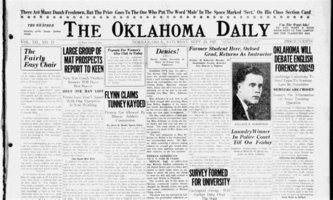 Newly digitized OU Daily archives offer a window into university's identity