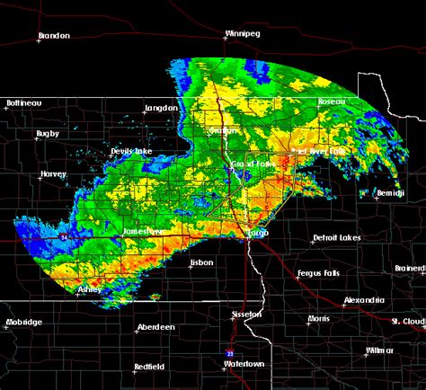 Interactive Hail Maps - Hail Map for Fargo, ND