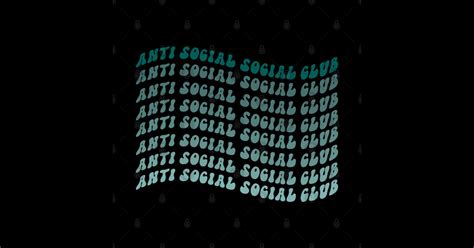 ANTI SOCIAL SOCIAL CLUB - Anti Social Club - Sticker | TeePublic