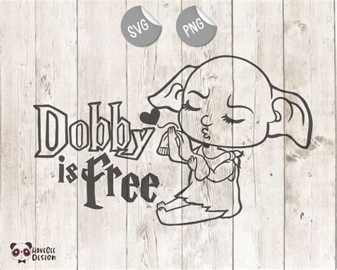 Dobby SVG and PNG Files Instant Download PNG File 300 Dpi. - Etsy Finland