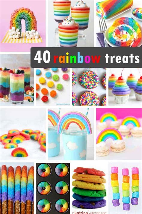 40 RAINBOW FOOD IDEAS: A roundup of rainbow treats