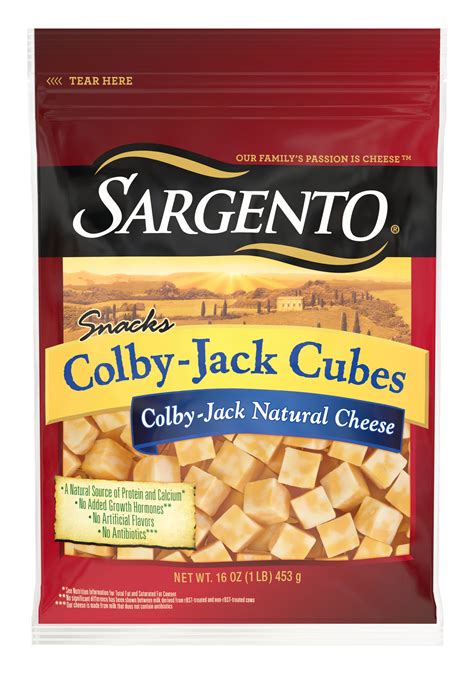 Sargento® Colby-Jack Natural Cheese Cubes, 16 oz. - Walmart.com