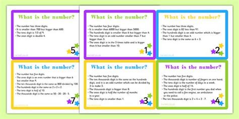 Place Value Riddle Challenge Cards | Math riddles, Card challenges ...