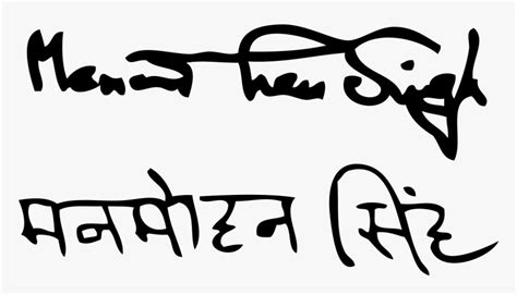 Manmohan Singh Signature, HD Png Download , Transparent Png Image - PNGitem