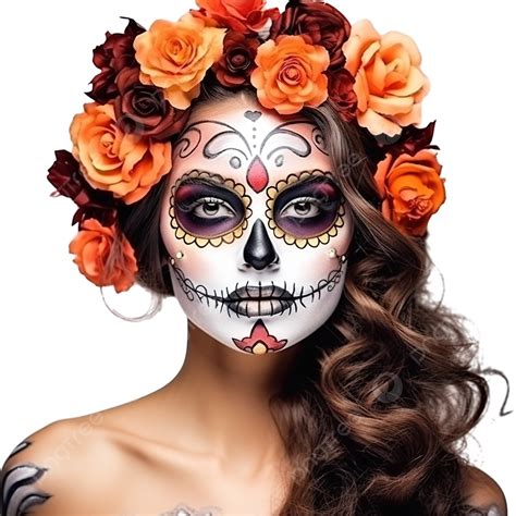 Beautiful Fairy With A Day Of The Dead Makeup For Halloween And Trick Or Treat Party, Halloween ...