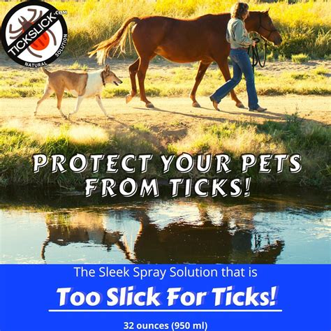 Tick Slick Tick Repellent 32oz Spray Coat Conditioning Spray for Dogs ...