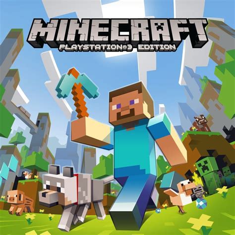 Minecraft: Xbox 360 Edition (2013) PlayStation 3 box cover art - MobyGames