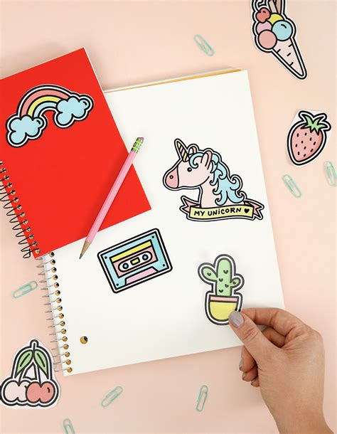 How to Work with Printable Vinyl: DIY Vinyl Stickers - Persia Lou