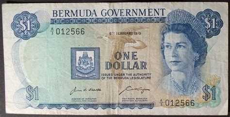 Bermuda P23a Dollar Fine #2 - For Sale, Buy Now Online - Item #394029