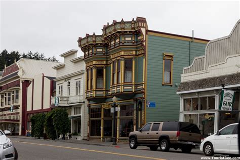 Ferndale, California - Victorian style buildings on the main street in ...