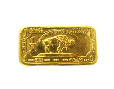 Brass Bullion Bar Pure .999 Fine 1oz / 10oz / 1gram - Etsy UK