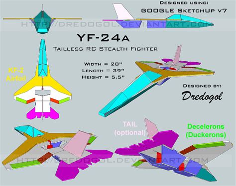 YF-24_Fighter_v3.0 by Dredogol on DeviantArt