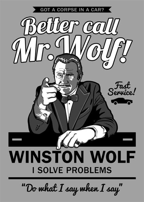 Better Call Mr. Wolf Tv Shows Poster Print | metal posters | Pulp fiction, Fiction movies ...