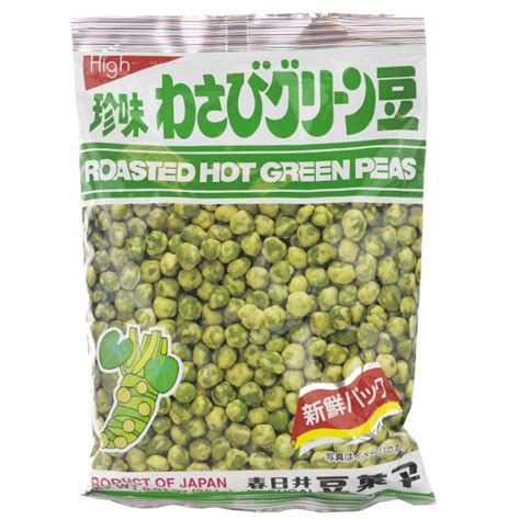 Kasugai Wasabi Peas 8.92 oz | Wasabi peas, Kasugai, Green peas