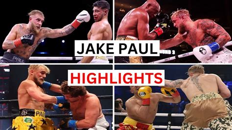 Jake Paul (6-1) Highlights & Knockouts - YouTube