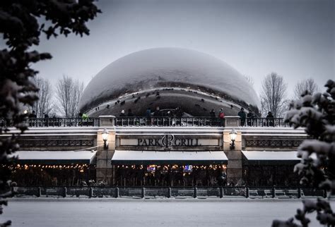 Chicago Bean in the Winter - Etsy