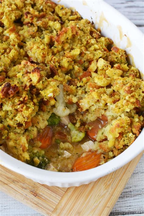 Turkey Casserole Recipe - Easy To Make Turkey And Stuffing Casserole