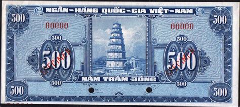 South Viet Nam 500 Dong, 1955 issue|World Banknotes & Coins Pictures | Old Money, Foreign ...