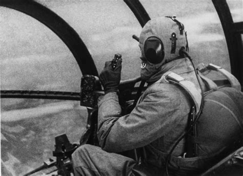 Arado test pilot inside the cockpit of an Ar234 | World War Photos