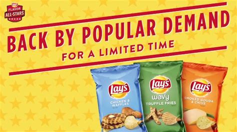 Lay's Brings Back Three Limited-Time Flavors Including Chicken and ...