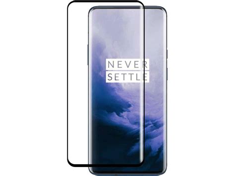 OnePlus 7 Pro Screenprotector Tempered Glas Curved Edge