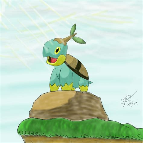 Shiny Turtwig by Wreck-It-Steve on DeviantArt