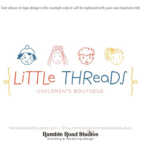 Cute Kids Logo Design & Blog Header Web and Print Files - Etsy