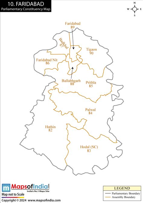 Faridabad Election Result 2024 - Parliamentary Constituency Map and Winning MP