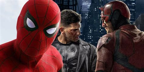 MCU Spider-Man, Punisher & Daredevil Get Black Suit Upgrades In Spider-Man 4 Fan Poster