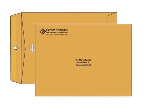 Custom 9x12 Clasp Envelopes | Large Mailing Envelopes for Business