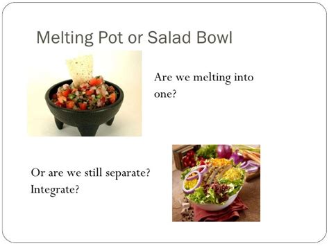 Melting Pot or Salad Bowl