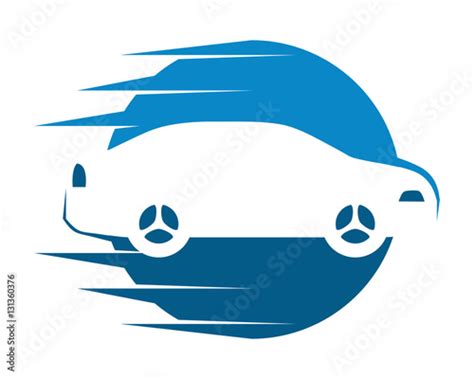 "blue car silhouette" Stock image and royalty-free vector files on Fotolia.com - Pic 131360376