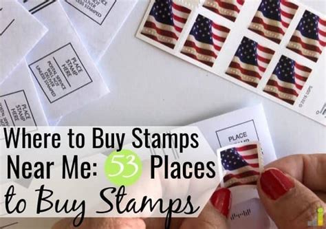 Where to Buy Stamps Near Me: 53 Places to Buy Stamps - Frugal Rules