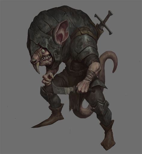 ArtStation - Rat warrior