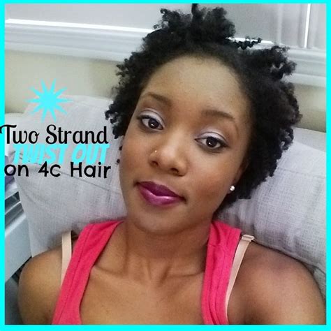 How To: Defined Two Strand Twist Out On Short Natural 4c Hair ...