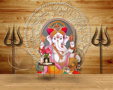 Lord Ganesha Shlok Wallpaper Ganesh Ji Images, Lord Ganesha, Wallpaper, Prints, Design, Wallpapers