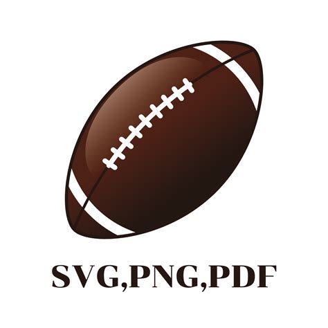 Football Svg Football Png Football Silhouette Football Cut - Etsy