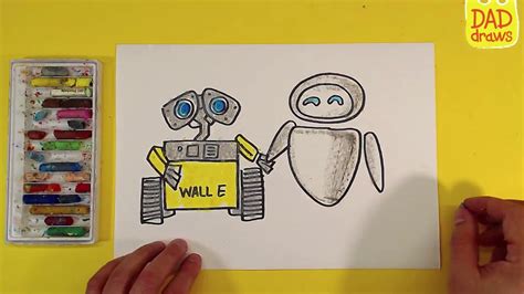 Wall E And Eve Drawing