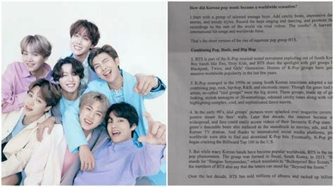 BTS will get talked about in CBSE class 9 examination paper as ‘top K ...