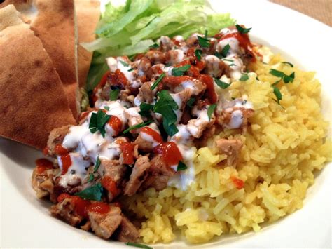 halal lamb over rice recipe